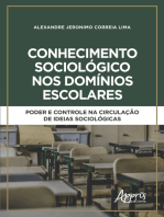 Conhecimento Sociológico nos Domínios Escolares: Poder e Controle na Circulação de Ideias Sociológicas