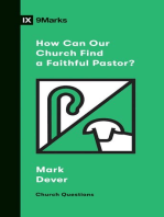 How Can Our Church Find a Faithful Pastor?