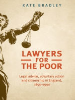 Lawyers for the poor: Legal advice, voluntary action and citizenship in England, 1890–1990