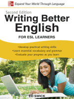 Writing Better English for ESL Learners, Second Edition