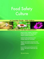 Food Safety Culture A Complete Guide - 2021 Edition