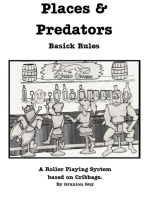 Places & Predators Basick Rules: A Roller Playing Game Based on Cribbage