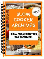 Slow Cooker Cookbook For Beginners – Volume 2