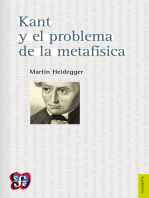 Kant y el problema de la metafísica