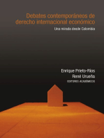 Debates contemporáneos de derecho internacional económico