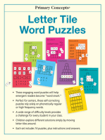 Letter Tile Word Puzzles