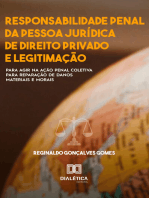 Responsabilidade penal da pessoa jurídica de direito privado e legitimação: para agir na ação penal coletiva para reparação de danos materiais e morais