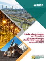 Estudio sobre tecnologías de información y telecomunicaciones en sector minero energético peruano 2014-2015