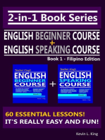 2-in-1 Book Series: Teacher King’s English Beginner Course Book 1 & English Speaking Course Book 1 - Filipino Edition