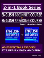 2-in-1 Book Series: Teacher King’s English Beginner Course Book 1 & English Speaking Course Book 1 - Latvian Edition