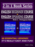 2-in-1 Book Series: Teacher King’s English Beginner Course Book 1 & English Speaking Course Book 1 - Portuguese Edition