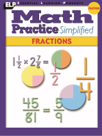 Math Practice Simplified: Fractions (Book G): Practice to Mastering Fractions