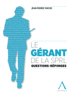 Le gérant de la SPRL: Questions - Réponses (Droit belge)