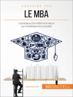 Le MBA: Les enjeux d'un MBA et le retour sur investissement possible