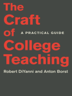 The Craft of College Teaching: A Practical Guide