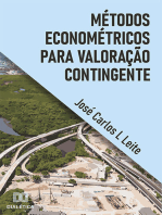 Métodos Econométricos para Valoração Contingente