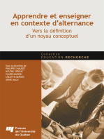 Apprendre et enseigner en contexte d'alternance: Vers la définition d'un noyau conceptuel