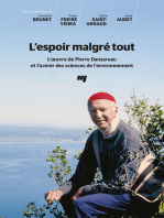 L' ESPOIR MALGRE TOUT: L'oeuvre de Pierre Dansereau et l'avenir des sciences de l'environnement