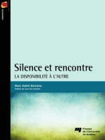 Silence et rencontre: La disponibilité à l'autre