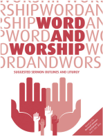 Word and Worship 2021 - 2022: Suggested Sermon Outlines and Liturgy