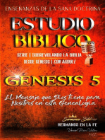 Estudio Bíblico: Génesis 5. El Mensaje que Dios tiene para Nosotros en esta Genealogía: Estudio Bíblico Cristiano Sobrevolando la Biblia con Enseñanzas de la Sana Doctrina, #5