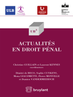 Actualités en droit pénal