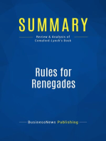 Summary: Rules for Renegades: Review and Analysis of Comaford-Lynch's Book