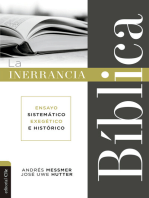 La inerrancia bíblica: Ensayo sistemático, exegético e histórico