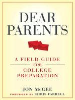 Dear Parents: A Field Guide for College Preparation