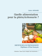 Quelle alimentation pour la phénylcétonurie ?