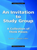 An Invitation to Study Group: A Collection of Think Pieces