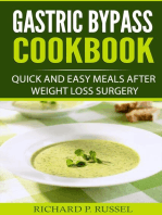 Gastric Bypass Cookbook: Quick And Easy Meals After Weight Loss Surgery