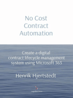 No Cost Contract Automation: Create a digital  contract lifecycle management system using Microsoft 365