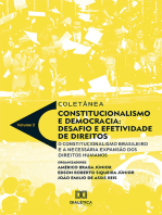 Coletânea Constitucionalismo e Democracia: desafio e efetividade de direitos: o constitucionalismo brasileiro e a necessária expansão dos Direitos Humanos – Volume 2