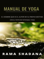 MANUAL DE YOGA - el hombre que es el autor de su propio destino - con el texto de Patangjali yoga (traducido)