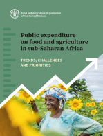 Public Expenditure on Food and Agriculture in Sub-Saharan Africa: Trends, Challenges and Priorities