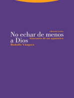 No echar de menos a Dios: Itinerario de un agnóstico