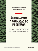 Álgebra para a formação do professor: Explorando os conceitos de equação e de função