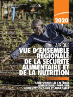 Vue d’ensemble régionale de la sécurité alimentaire et de la nutrition en Afrique 2020: Transformer les systèmes alimentaires pour une alimentation saine et abordable