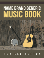 Name Brand Generic Music Book