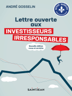 Lettre ouverte aux investisseurs irresponsables