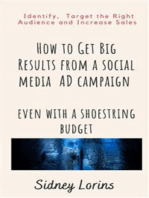 How to Get Big Result from a Social Media AD Campaign Even with a Shoestring Budget.