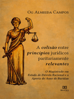 A colisão entre princípios jurídicos paritariamente relevantes: o magistrado em estado de dúvida racional e a aporia do Asno de Buridan