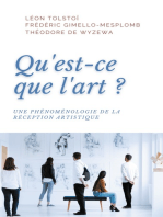 Qu'est-ce que l'art?: Une phénoménologie de la réception artistique