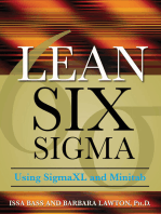 Lean Six Sigma Using SigmaXL and Minitab