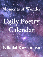 Moments of Wonder: Daily Poetry Calendar