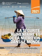 L’État de la sécurité alimentaire et de la nutrition dans le monde 2021: Transformer les systèmes alimentaires pour que la sécurité alimentaire, une meilleure nutrition et une alimentation saine et abordable soient une réalité pour tous