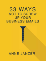 33 Ways Not to Screw Up Your Business Emails