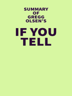 Summary of Gregg Olsen's If You Tell