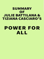 Summary of Julie Battilana & Tiziana Casciaro's Power for All